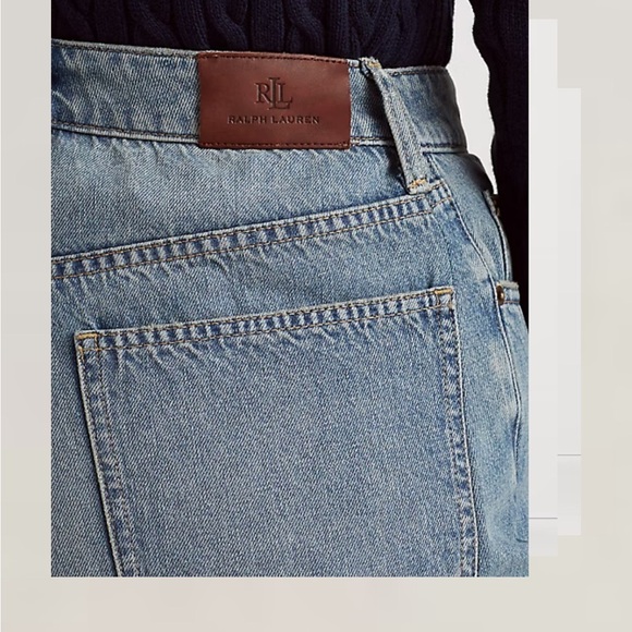 Ralph Lauren Women's High-Rise Wide-Leg Jeans 16W - Picture 5 of 12